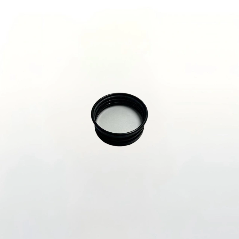 100ml Light Bulb Glass Jar With Black Aluminum Screw Lid