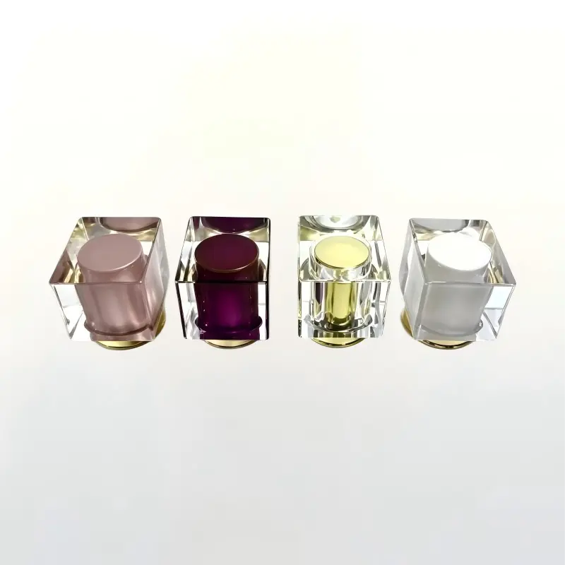 square double wall acrylic perfume cap
