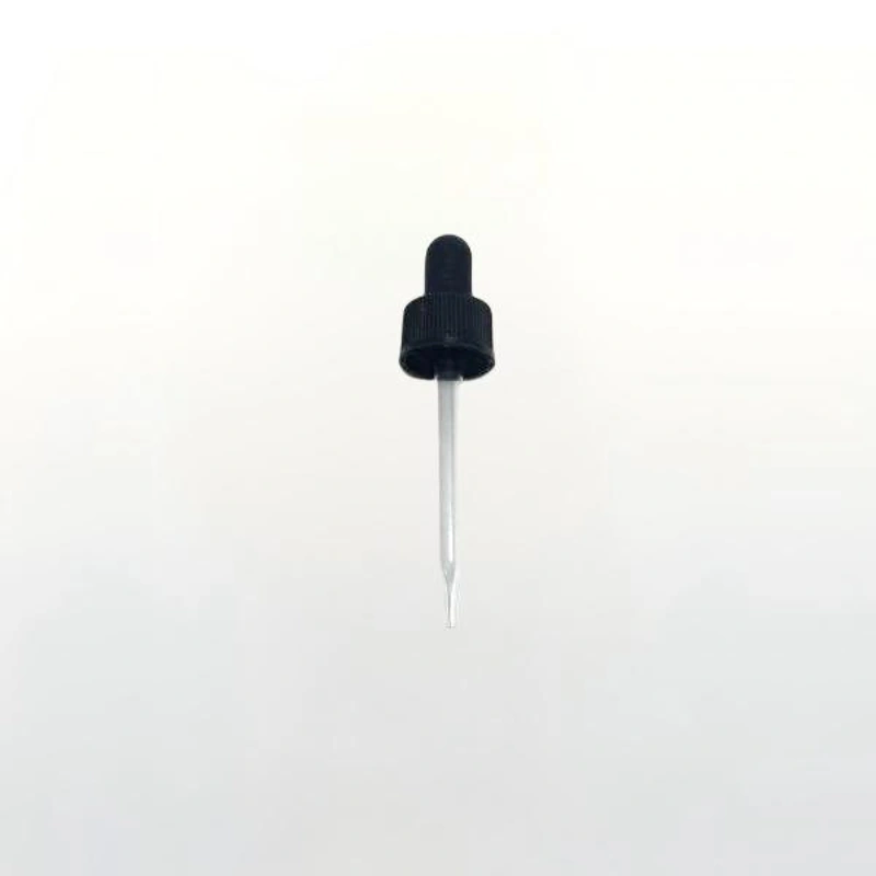 30ml Matte Black Glass Dropper Bottle For Serum & Essential Oil