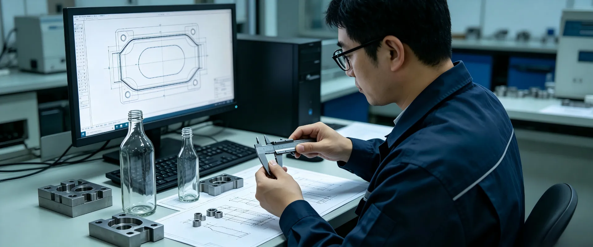 Proactive engineering review for high-end custom glass bottle molds