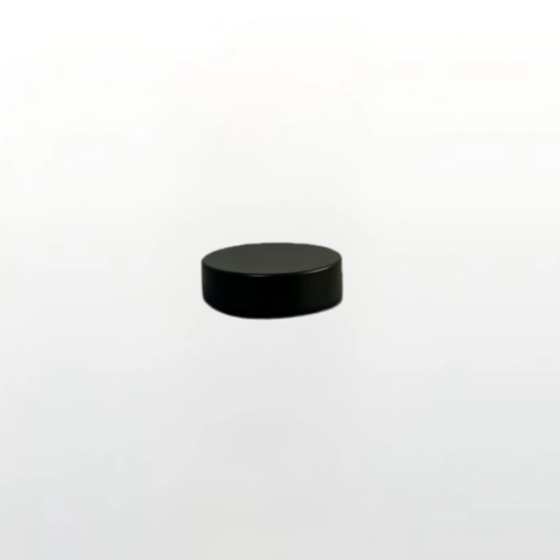 170ml Matte Black Opaque Glass Supplement Jar with Black Screw Lid