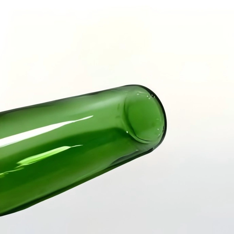 330ml Green Long Neck Beer Bottle with Crown Cap